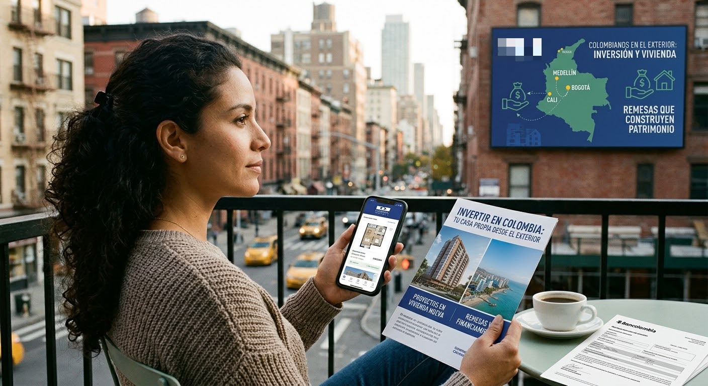 Colombianos en el exterior ganan peso en la compra de vivienda en Colombia